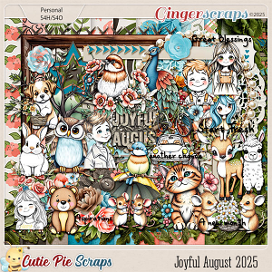 Joyful August 2025 Page Kit