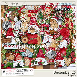 December 25 - Page Kit - by Neia Scraps