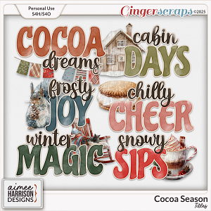 Cocoa Season Titles by Aimee Harrison Cocoa Season Titles by Aimee Harrison