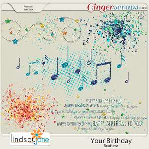 Your Birthday Scatterz by Lindsay Jane