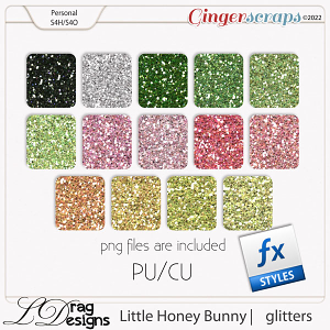 Little Honey Bunny: Glitterstyles by LDragDesigns