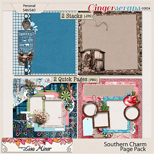 Southern Charm Page Pack from Designs by Lisa Minor