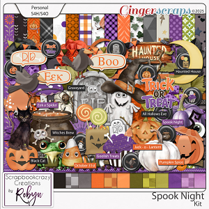 Spook Night Kit by Scrapbookcrazy Creations