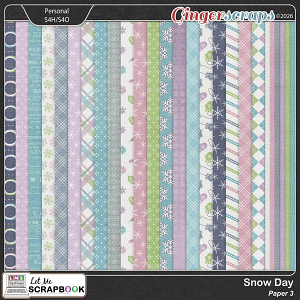 Snow Day-3 Paper by Let Me Scrapbook Snow Day-3 Paper by Let Me Scrapbook