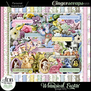 Whimsical Easter Page Kit by ADB Designs