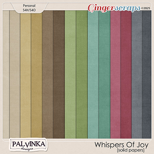 Whispers Of Joy Solid Papers by Palvinka Designs