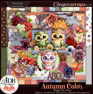 Autumn Color Page Kit Plus by ADB Designs