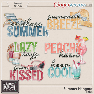 Summer Hangout Titles by Aimee Harrison