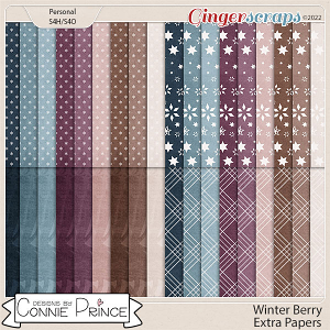 Winter Berry - Extra Papers by Connie Prince