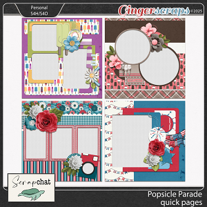 Popsicle Parade Quick Pages by ScrapChat Designs