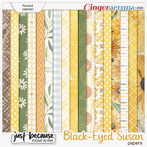 Black-Eyed Susan Papers by Just Because Studio