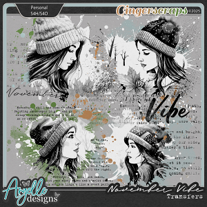November Vibe  Transfers by Angelle Designs 