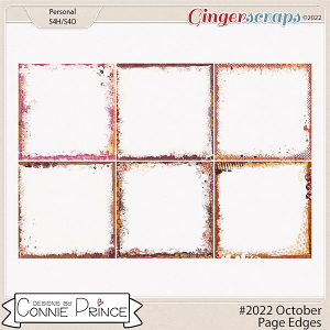 #2022 October - Page Edges by Connie Prince