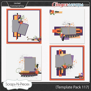 Template Pack 117 by Scraps N Pieces  