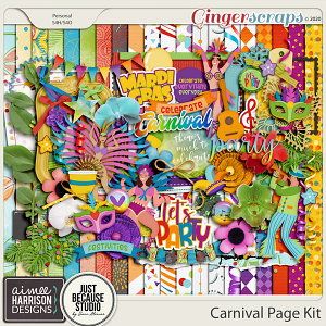 Carnival Page Kit by Aimee Harrison and JB Studio