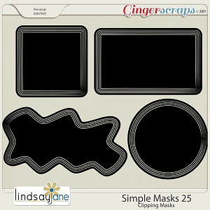 Simple Masks 25 by Lindsay Jane