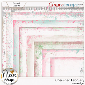 Cherished February - Messy Edges - by Neia Scraps