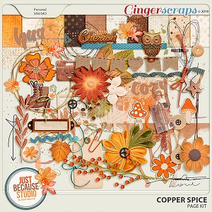 Copper Spice Page Kit by JB Studio