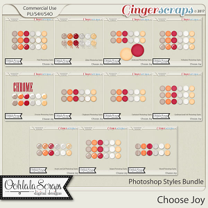 Choose Joy CU Photoshop Styles Bundle