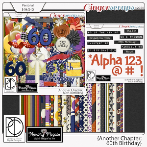 Another Chapter: 60th Birthday by Memory Mosaic & Polka Dot Chicks