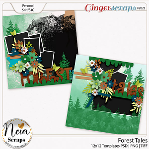 Forest Tales - Templates - by Neia Scraps