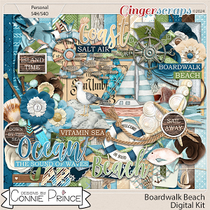 Boardwalk Beach - Kit by Connie Prince