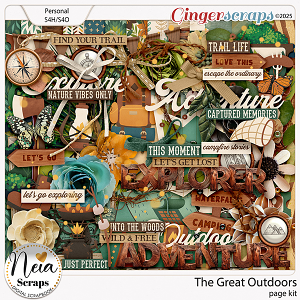 The Great Outdoors - Page Kit - by Neia Scraps