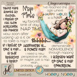 Happy Nappy {Word Art} LIMITED EDITION