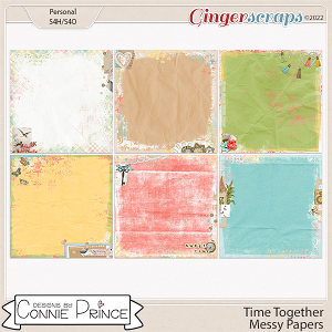 Time Together - Messy Papers by Connie Prince