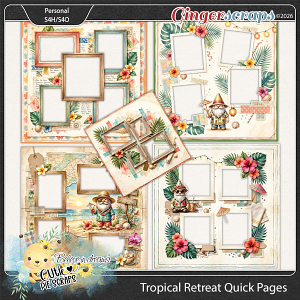 Tropical Retreat Quick Pages