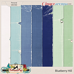 Blueberry Hill Torn Papers by The Scrappy Kat