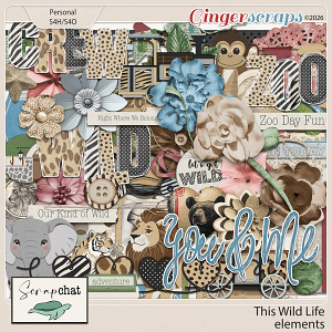 This Wild Life Elements by ScrapChat Designs