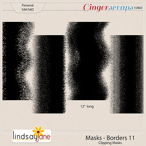 Masks Borders 11 by Lindsay Jane