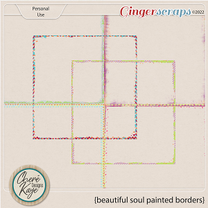 Beautiful Soul Painted Borders by Chere Kaye Designs 