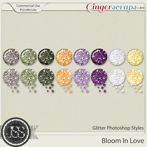 Bloom In Love CU Glitter Photoshop Styles
