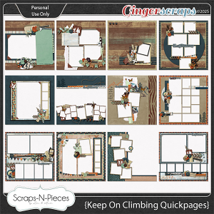 Keep On Climbing Quickpages by Scraps N Pieces 