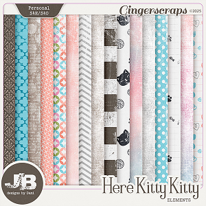 Here Kitty Kitty Papers by JB Studio