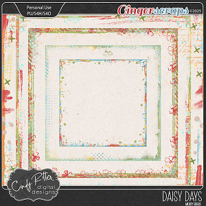 Daisy Days [Messy Edges] by Cindy Ritter 