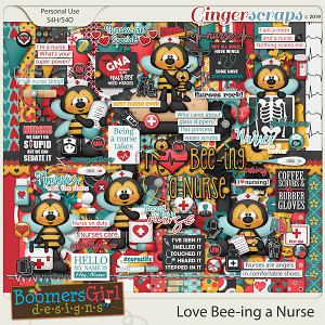 Love Bee-ing a Nurse by BoomersGirl Designs