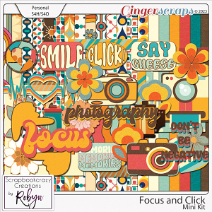 Focus and Click Mini Kit by Scrapbookcrazy Creations