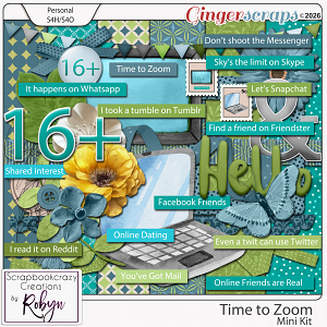 Time to Zoom Mini Kit by Scrapbookcrazy Creations