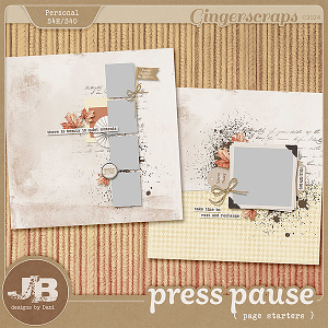 Press Pause Page Starters by JB Studio