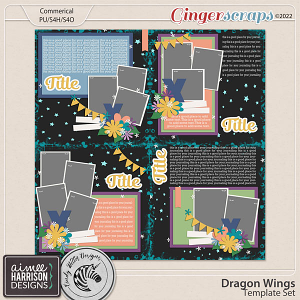 Dragon Wings Templates by Aimee Harrison and Cindy Ritter Designs