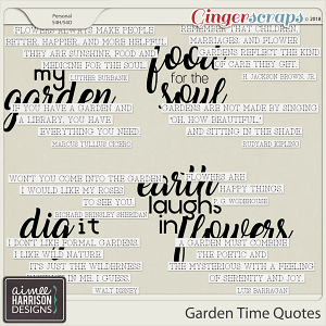 Garden Time Quotes by Aimee Harrison
