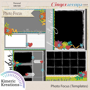 Photo Focus Templates by Kimeric Kreations