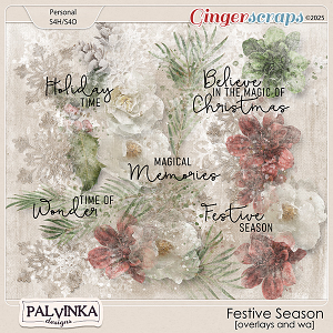 Festive Season Overlays and WA by Palvinka Designs