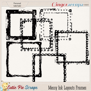 Messy Ink Layouts Frames 01 Messy Ink Layouts Frames 01
