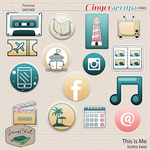 This is Me Icons Two by ScrapChat Designs