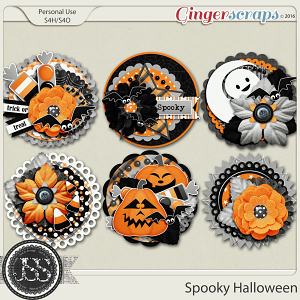 Spooky Halloween Cluster Seals