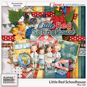 Little Red Schoolhouse Mini Kit by Aimee Harrison